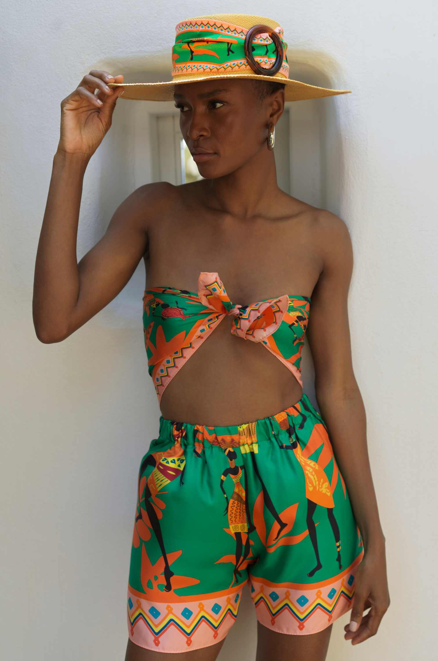 AFRICAN LADIES’ SILK SHORTS