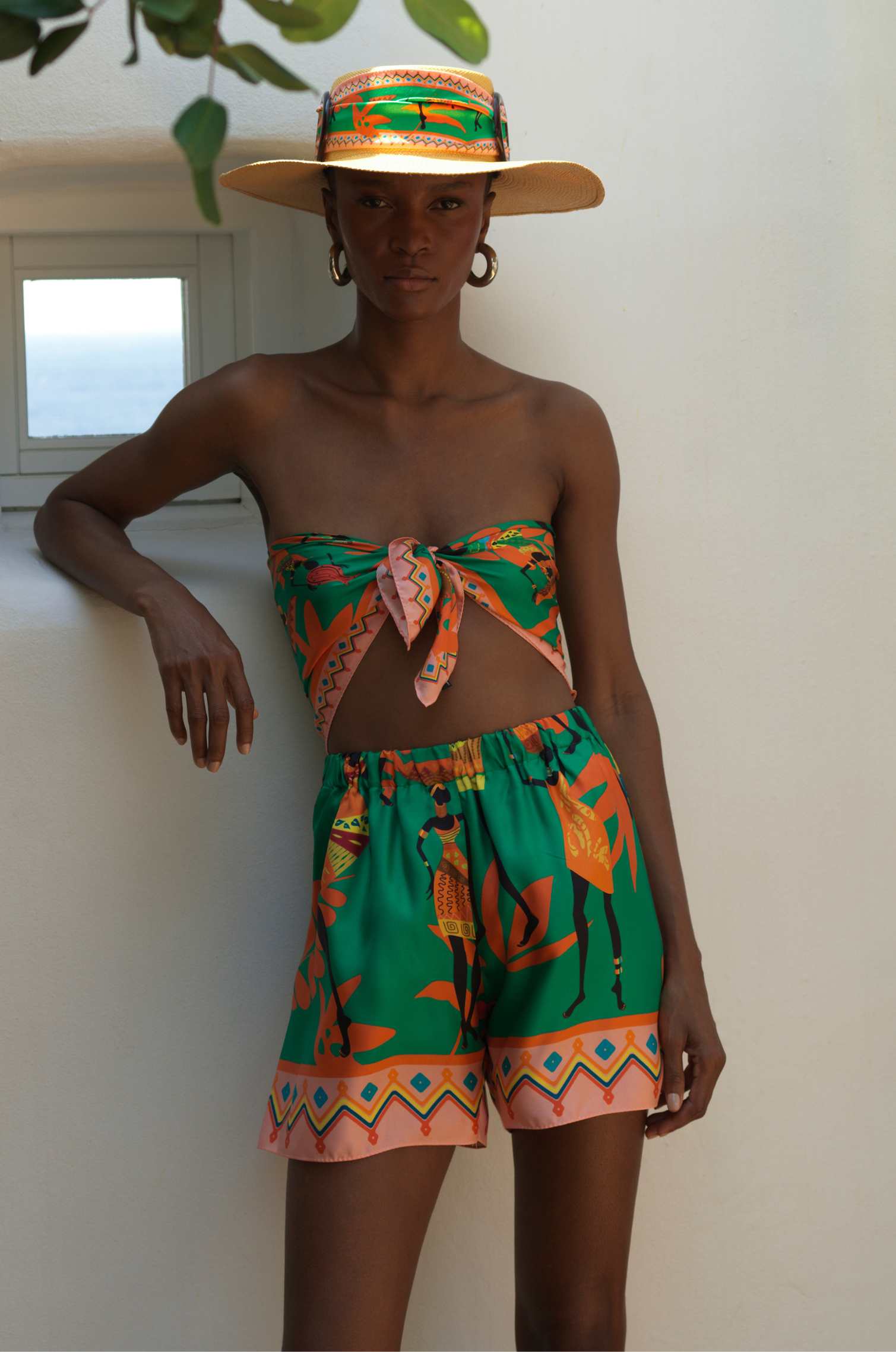 AFRICAN LADIES’ SILK SHORTS