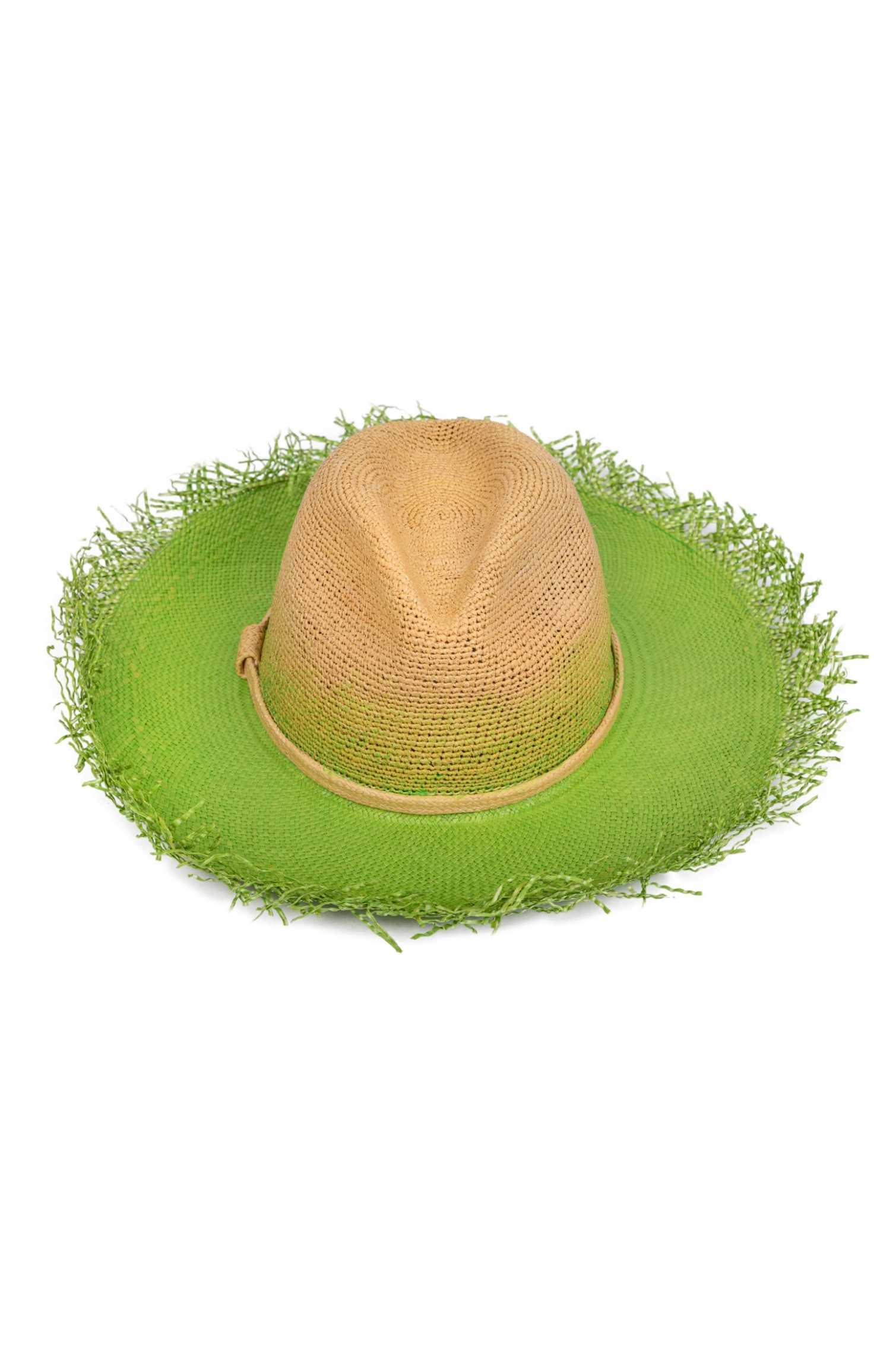 GREEN HERB PANAMA HAT