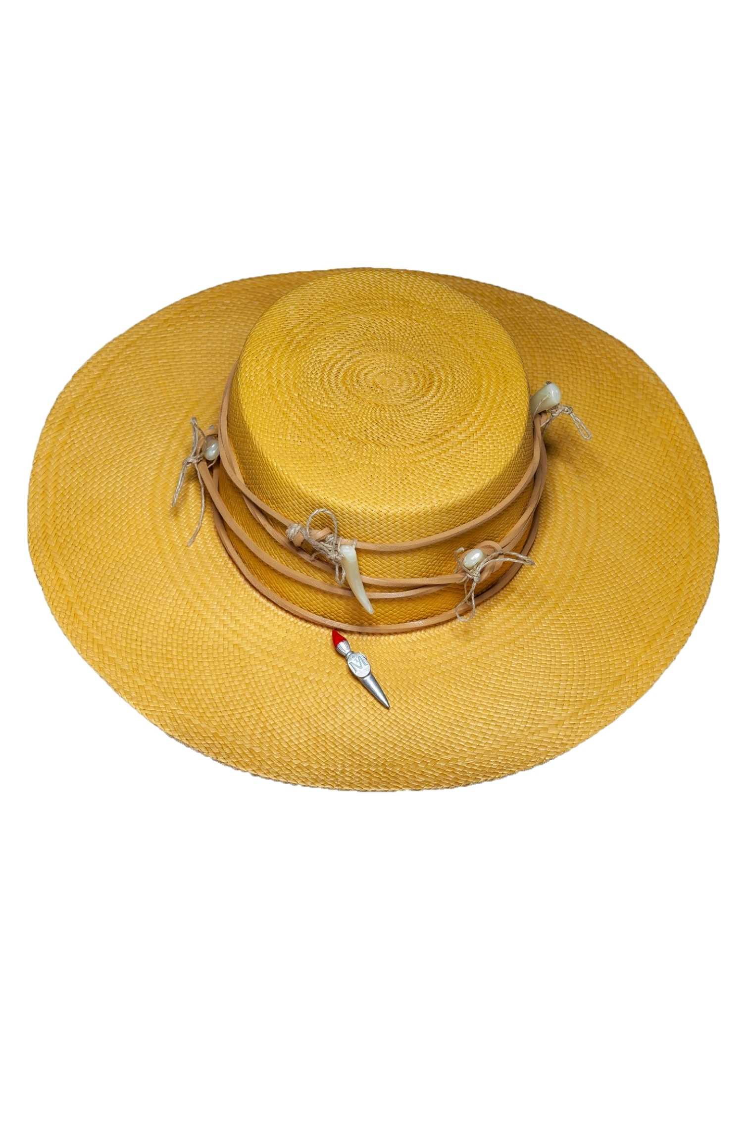 GOLD PANAMA HAT