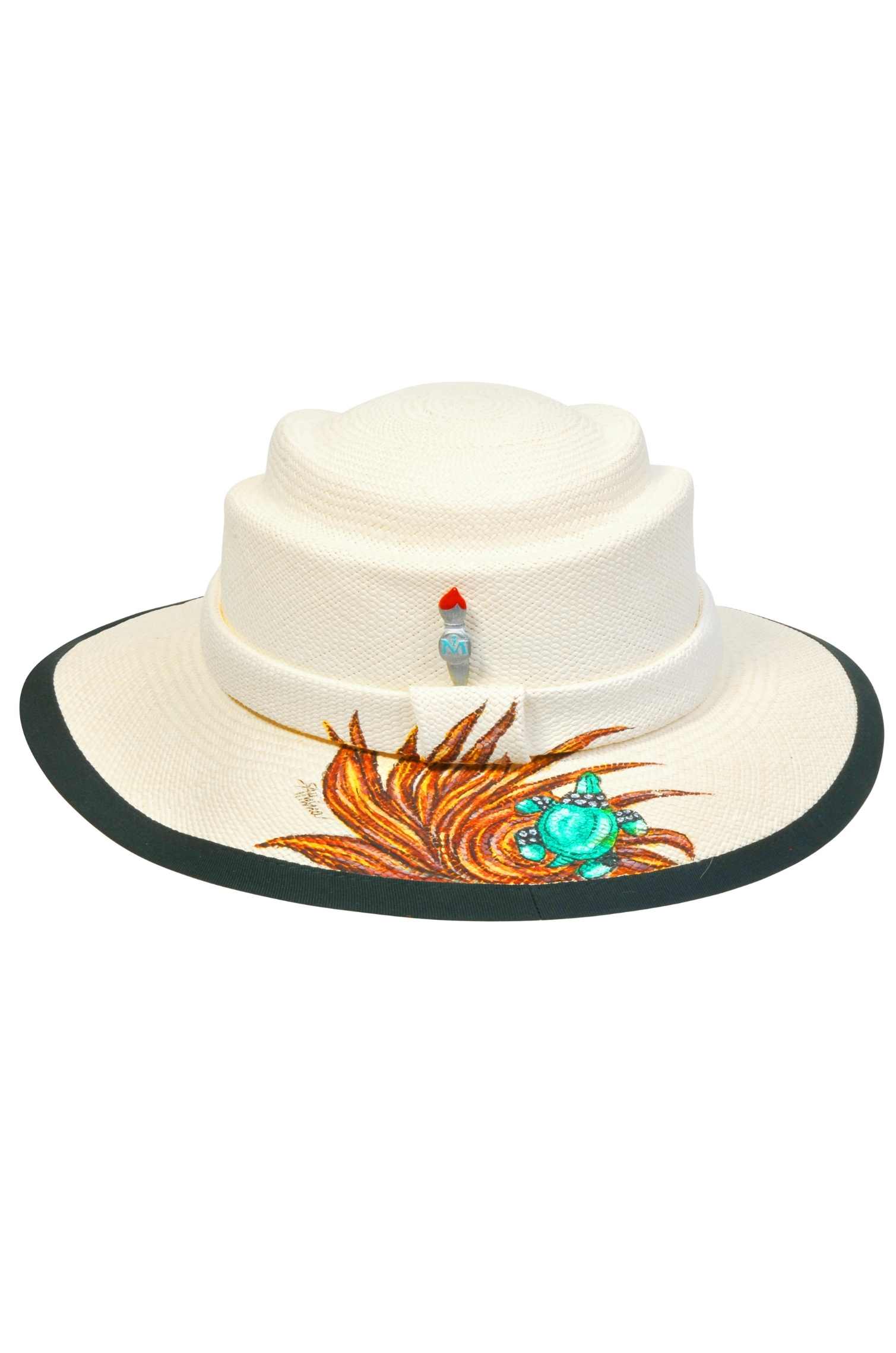 EMERALD TURTLE PANAMA HAT