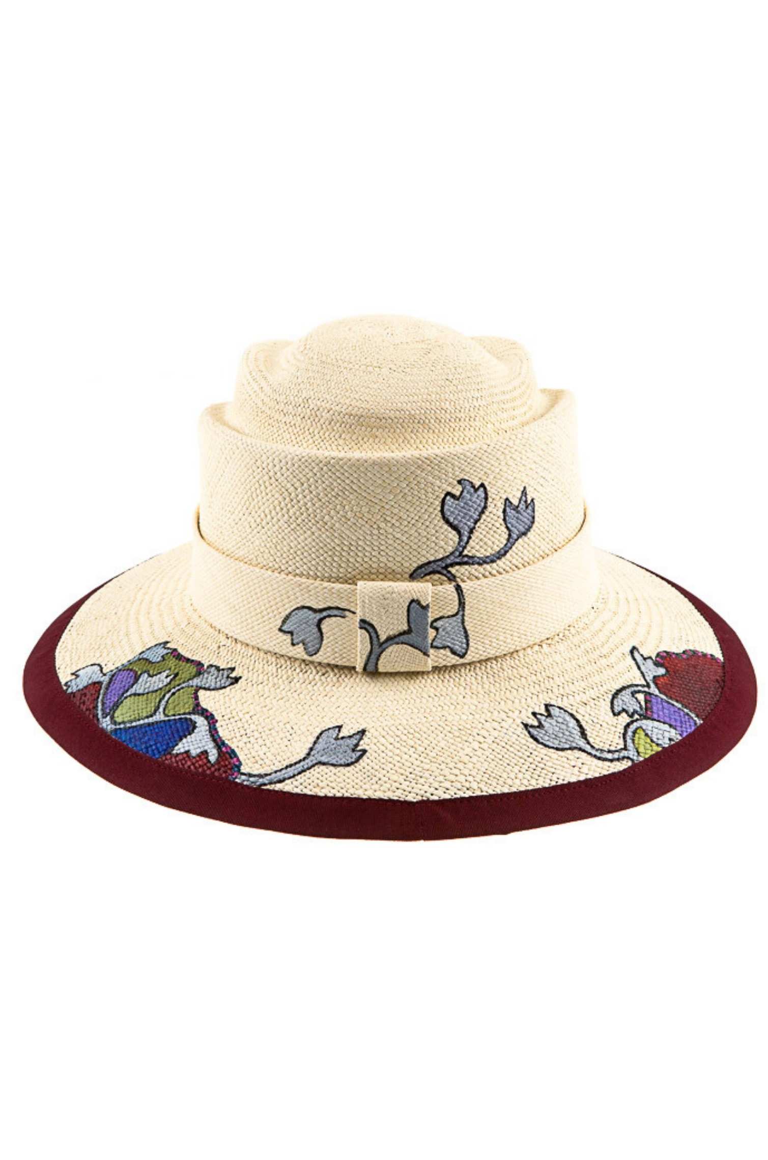 BOHO BOUQUET PANAMA HAT