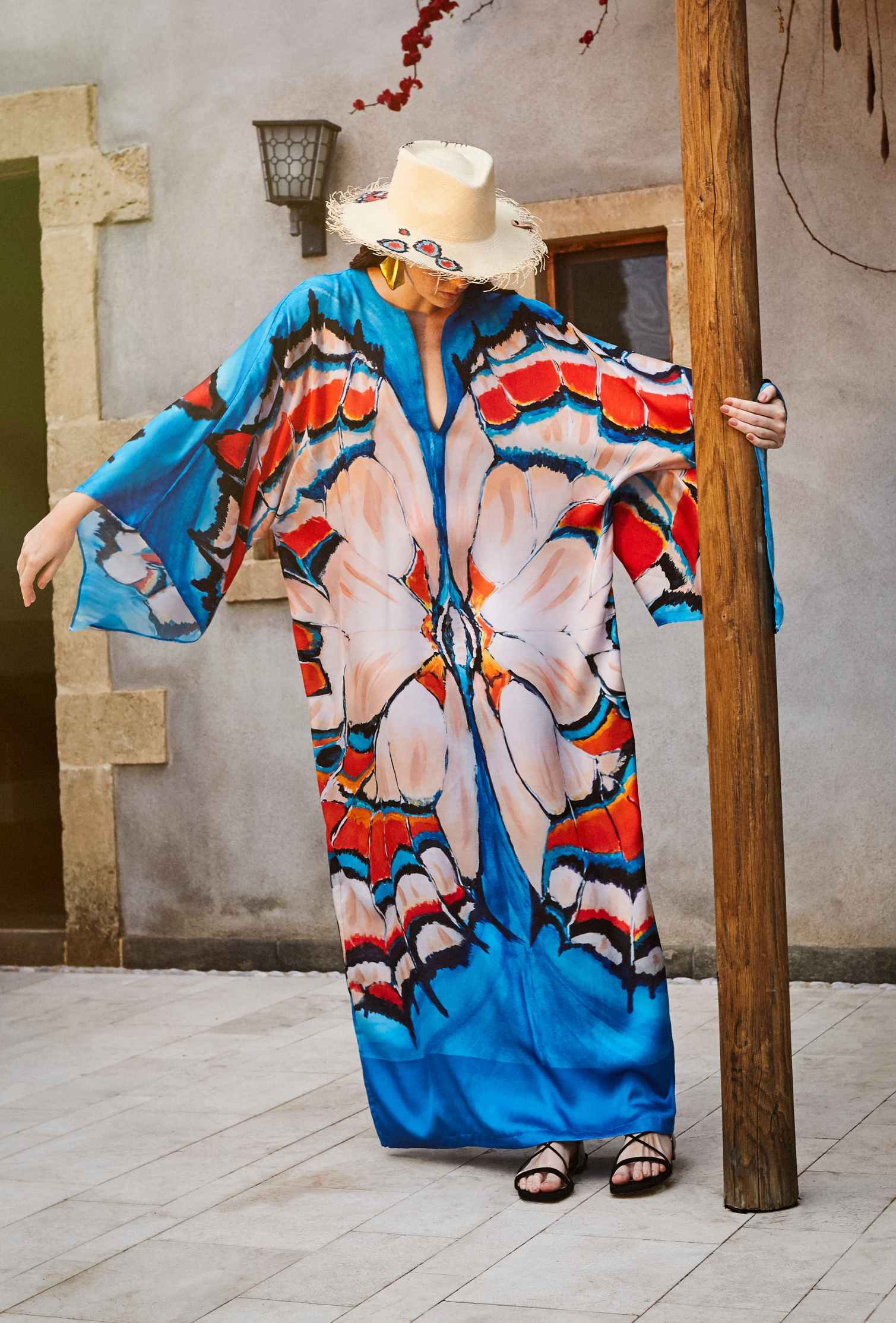 Butterfly symphony kaftan