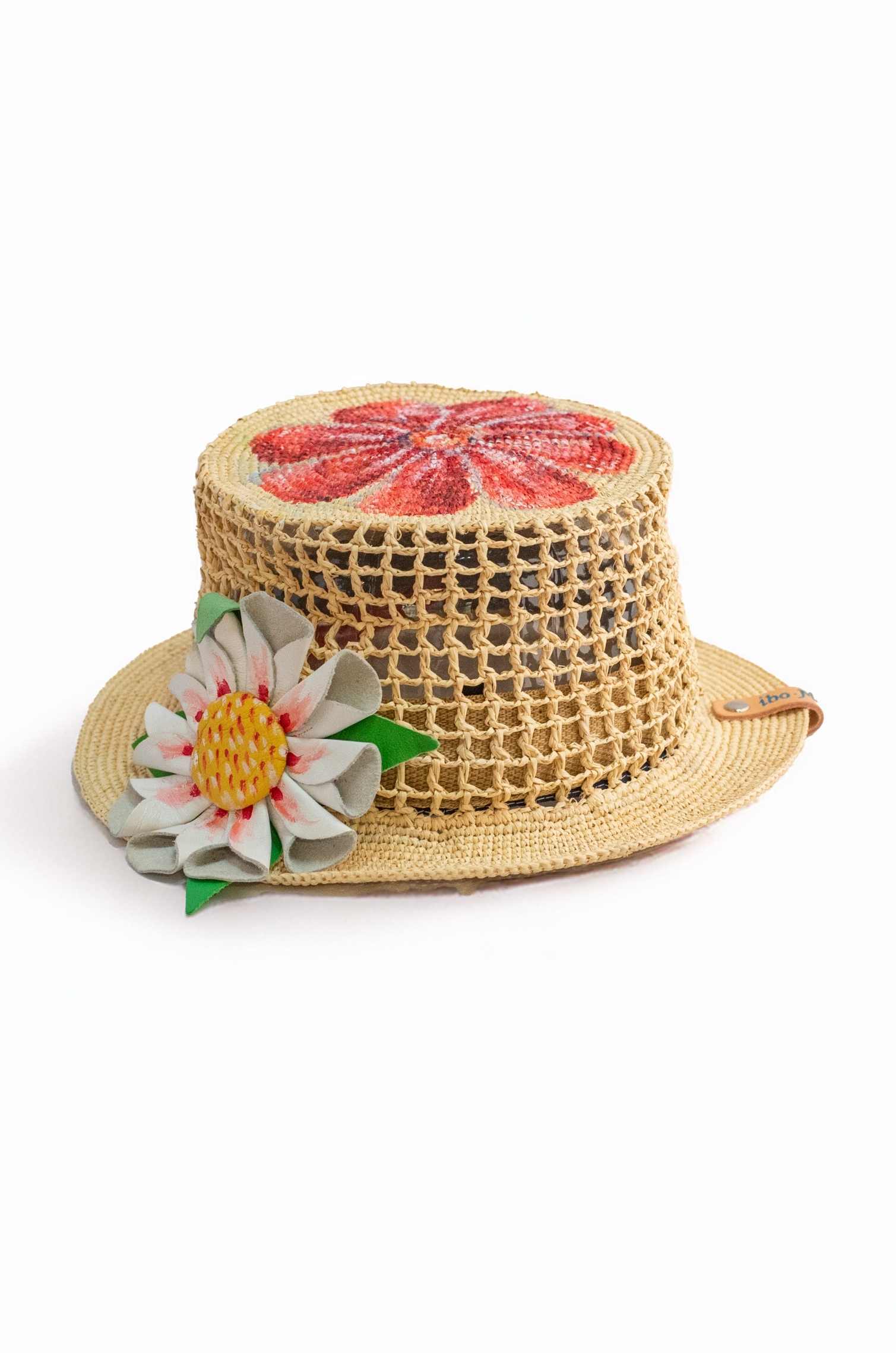 Fleur jungle crochet Panama hat