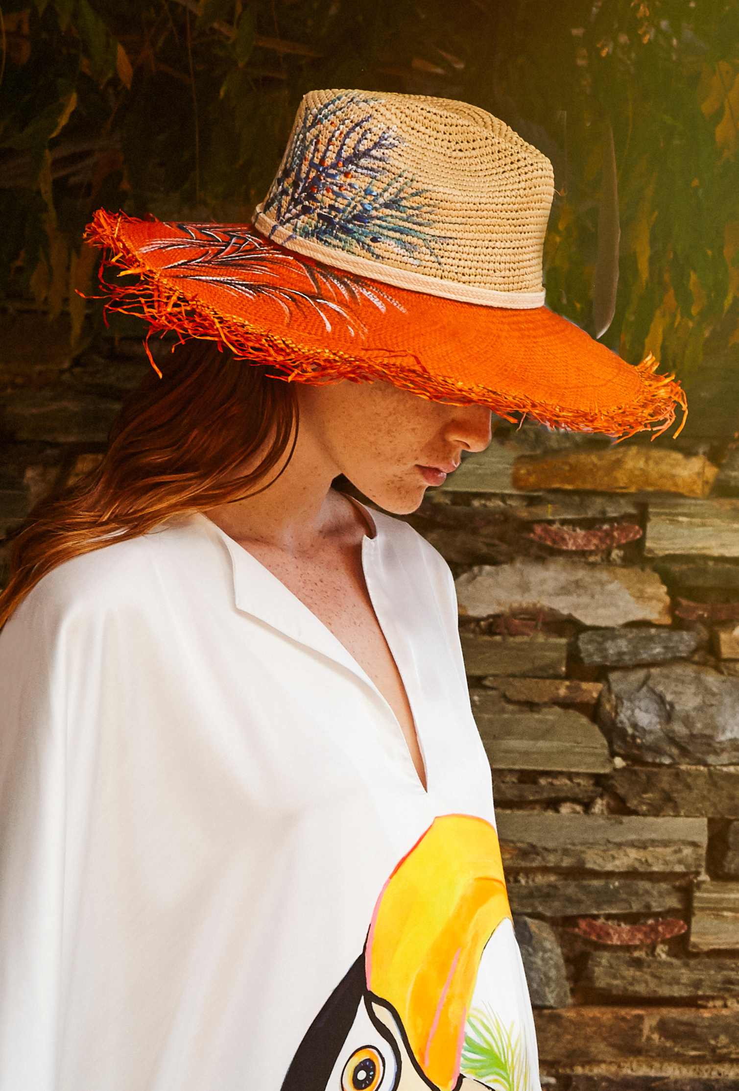 Golden fields Panama hat