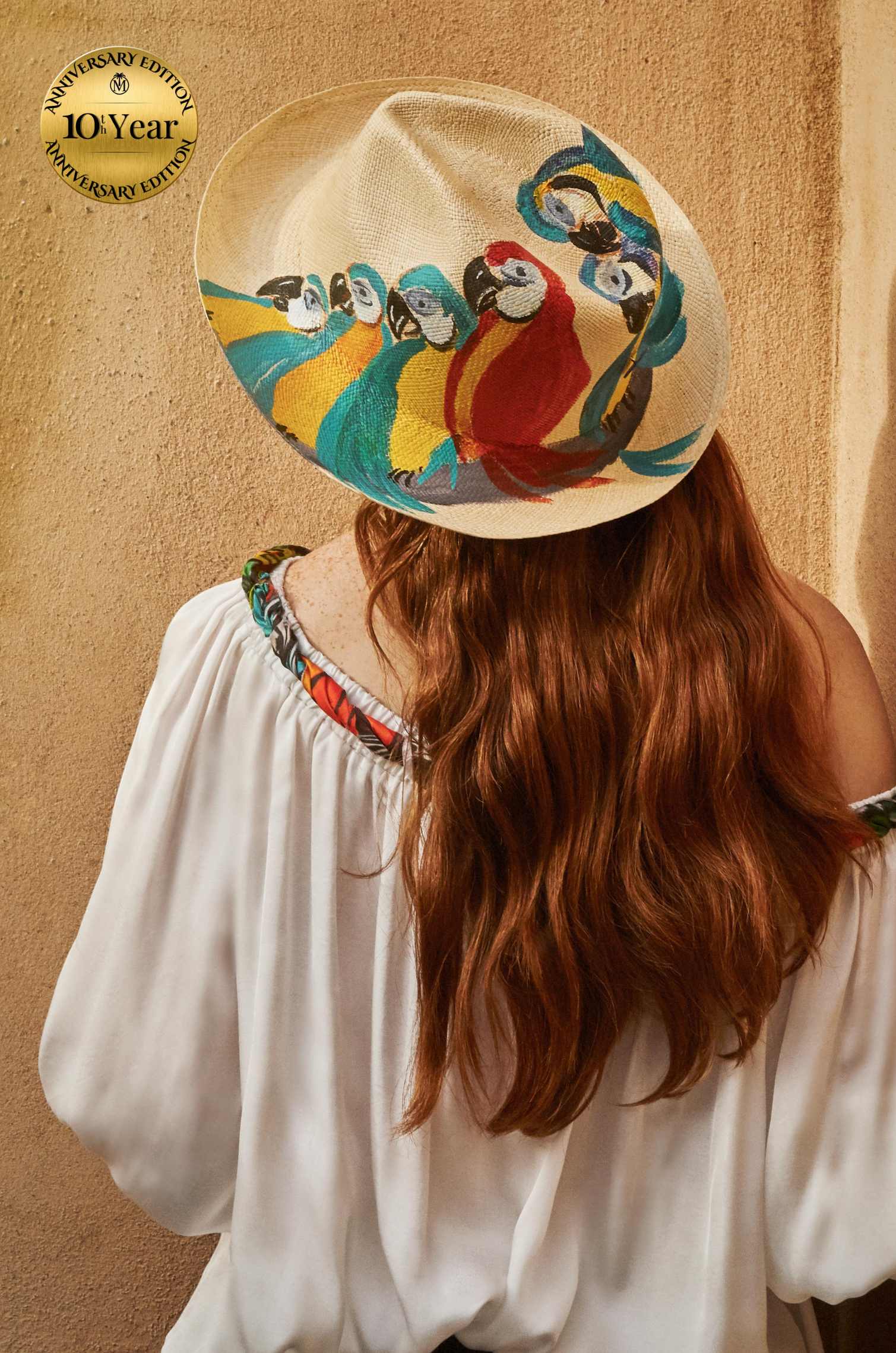 Parrot Majesty Panama hat