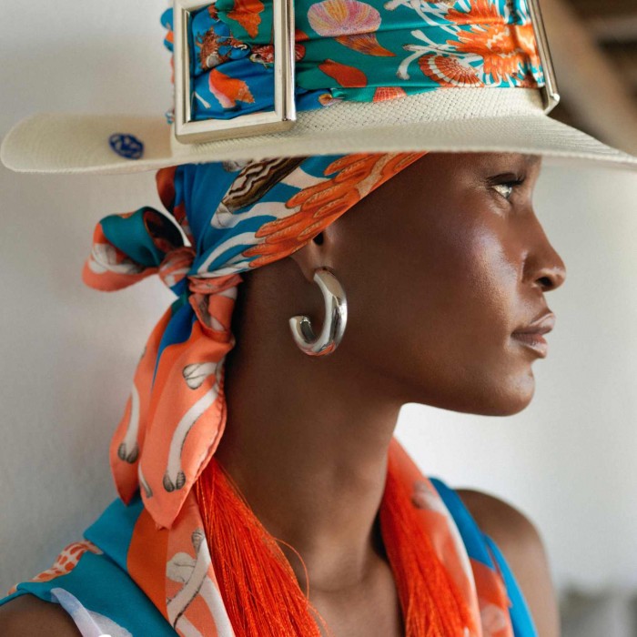 CORAL REEF PANAMA HAT