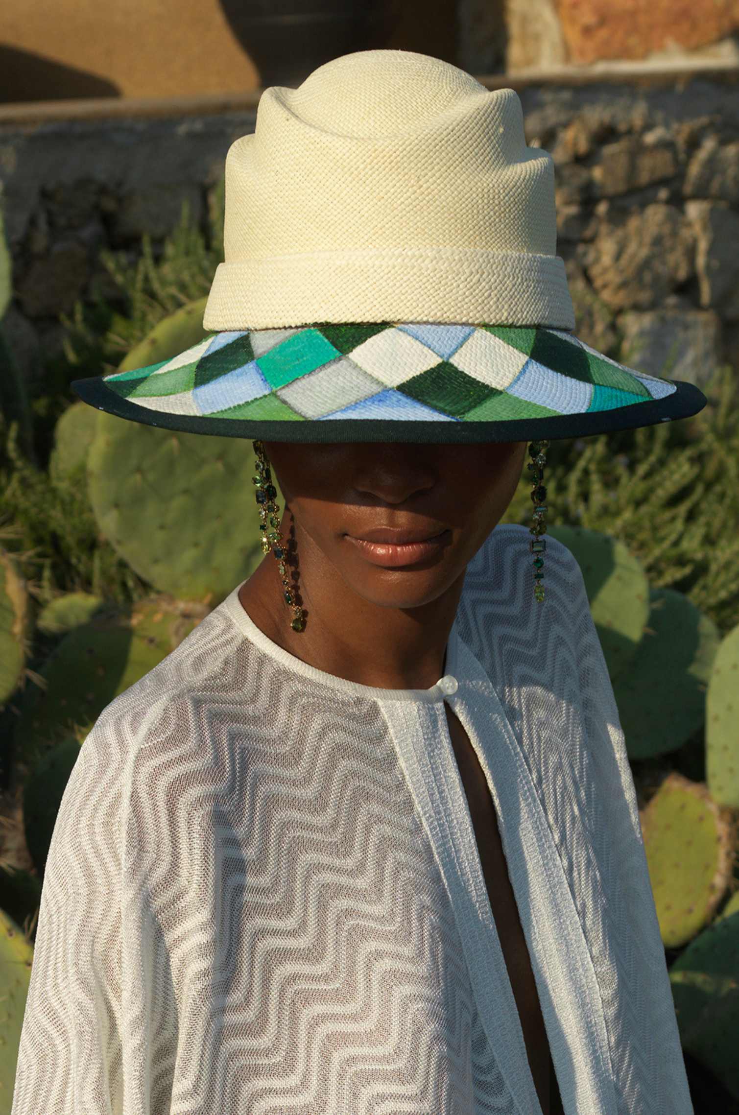 GREEN LAND PANAMA HAT