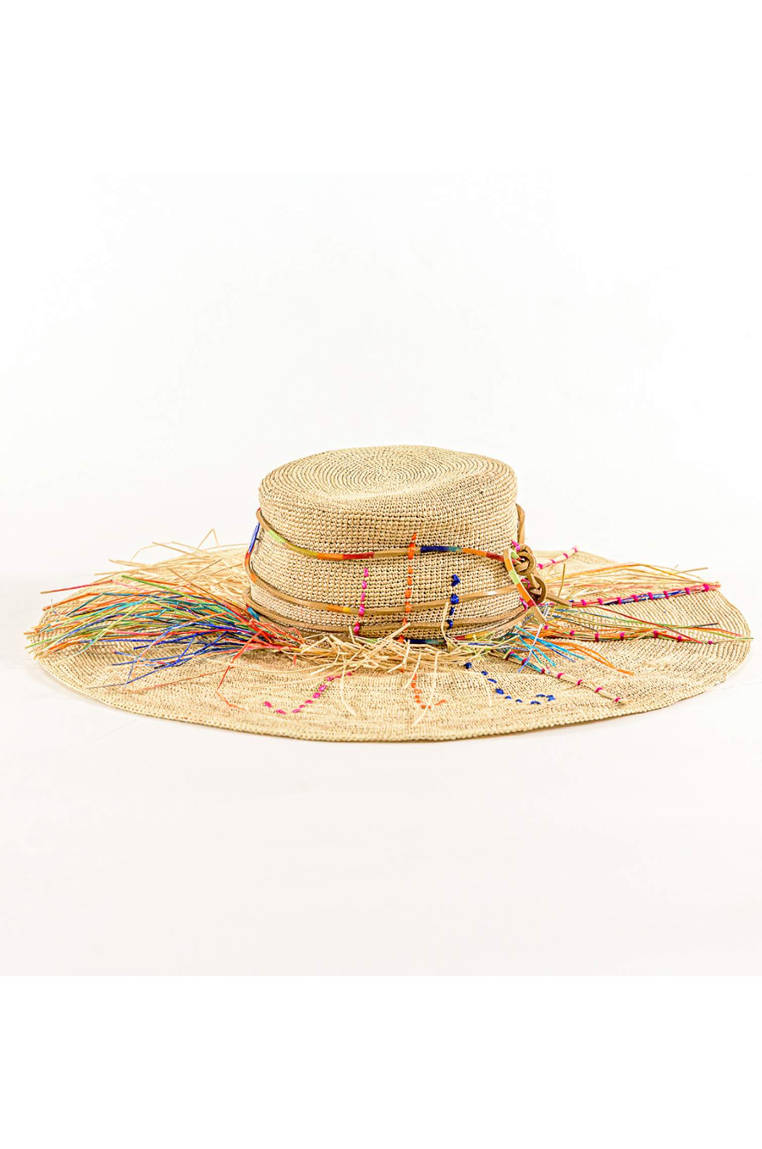 RAINBOW HAY PANAMA HAT