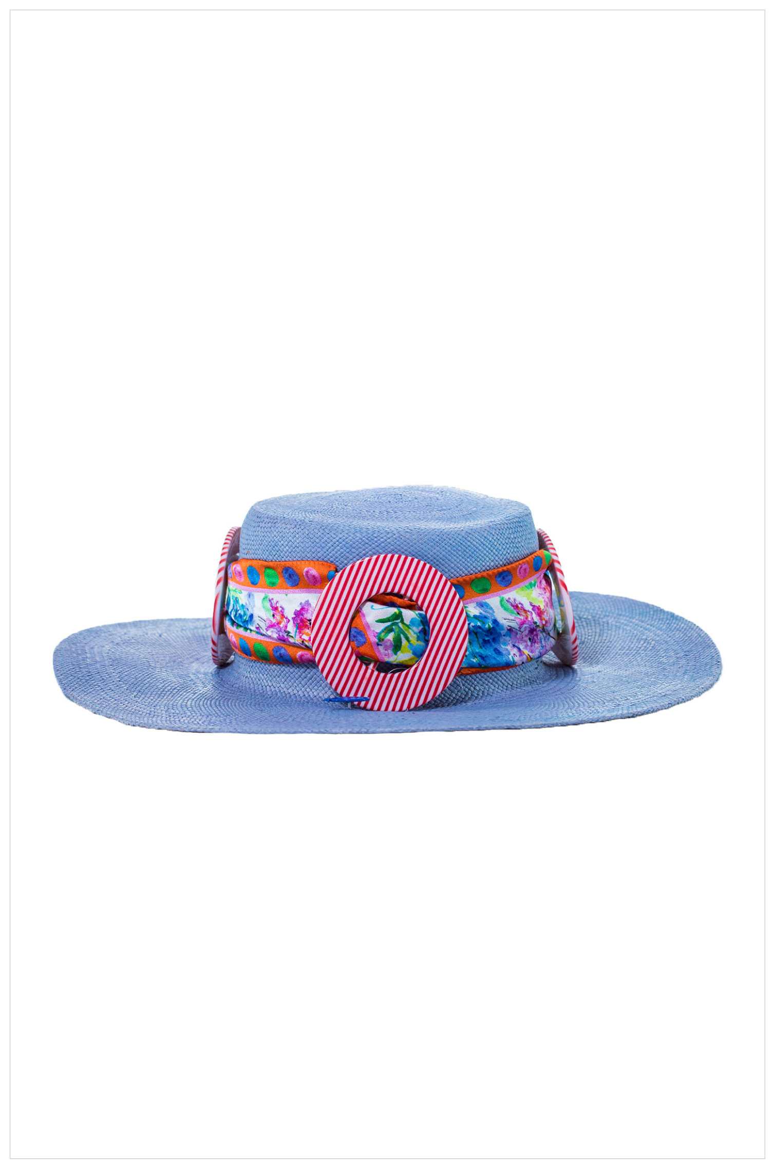 SUGAR FLOWER PANAMA HAT