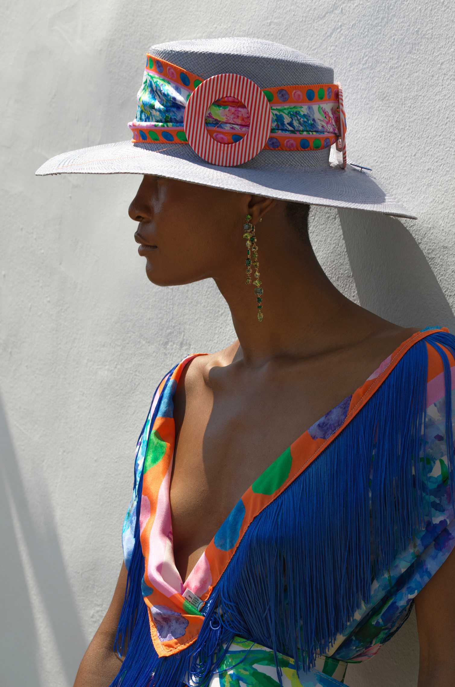 SUGAR FLOWER PANAMA HAT