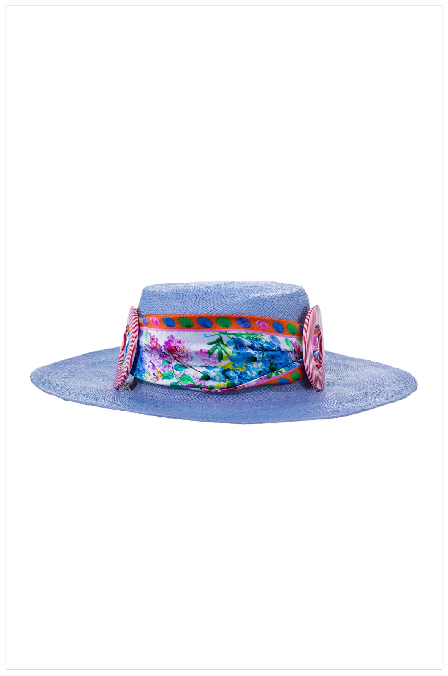 SUGAR FLOWER PANAMA HAT