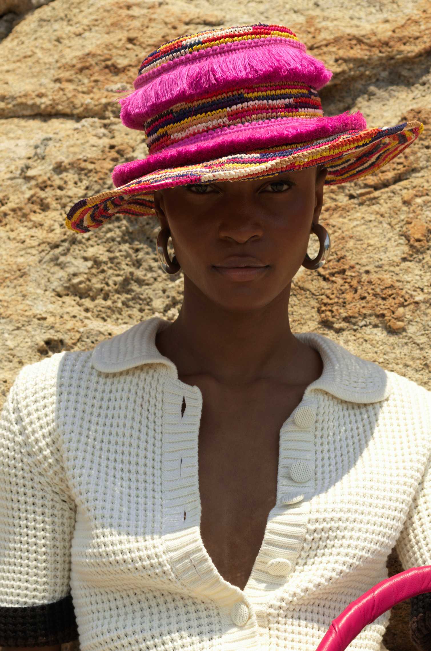 COLORFUL CAROUSEL CROCHET PANAMA HAT