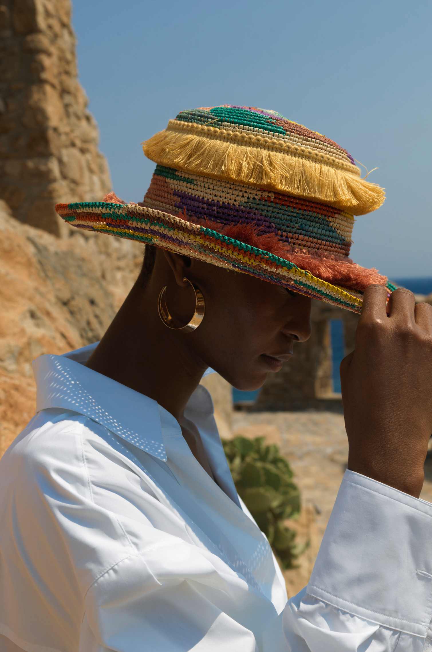 PICNIC CROCHET PANAMA HAT