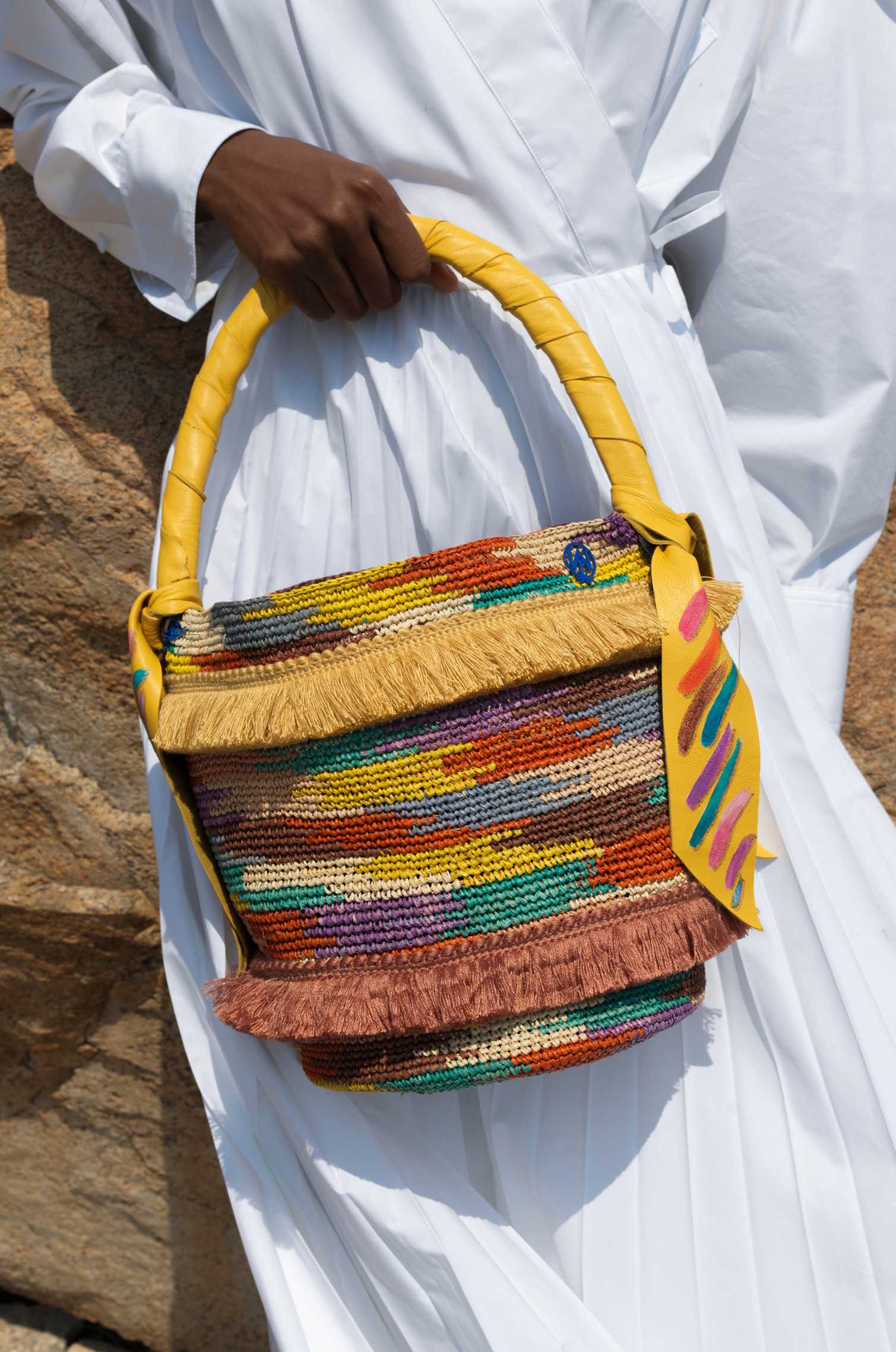 PICNIC BASKET CROCHET PANAMA BAG