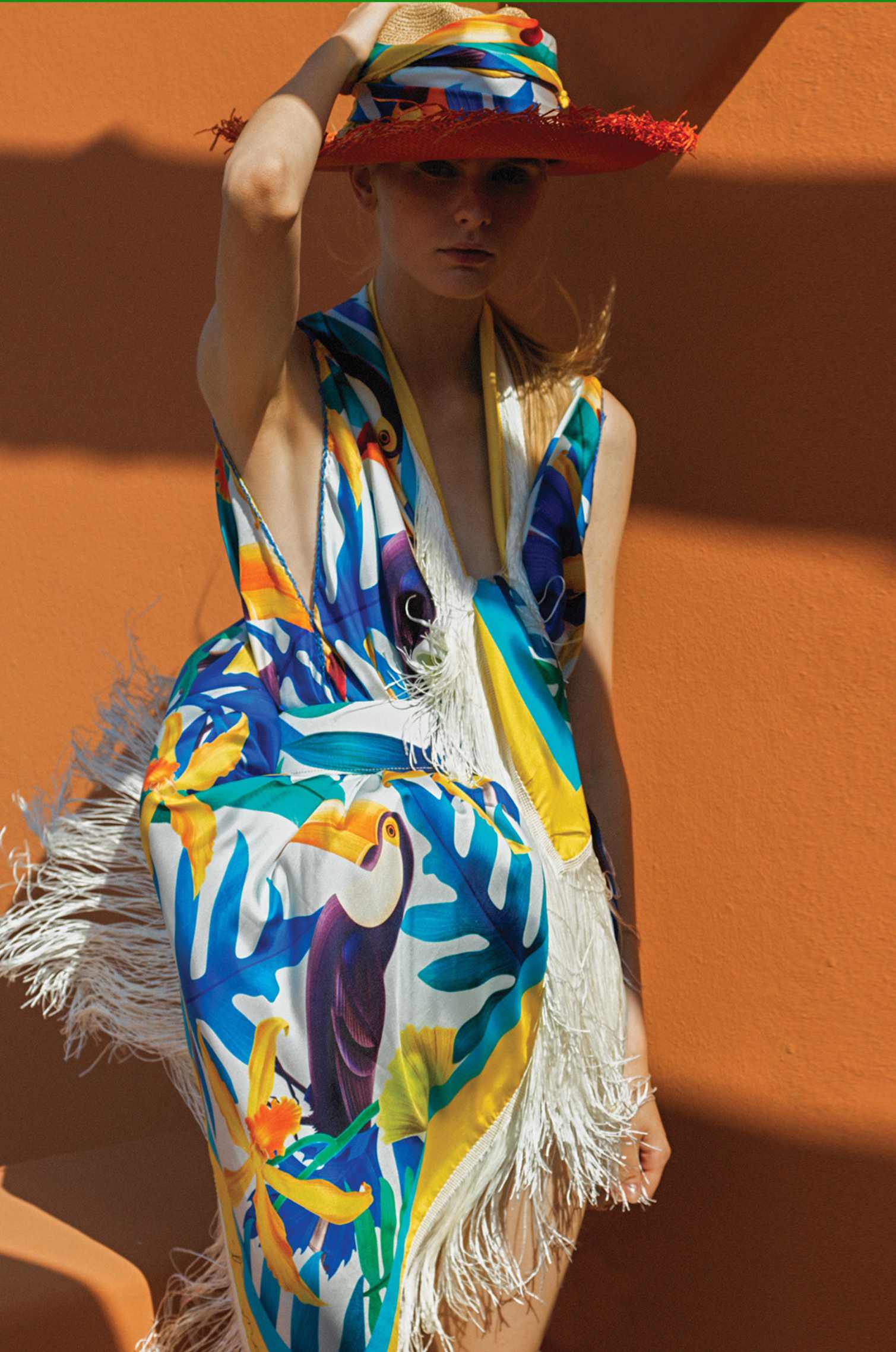 TOUCAN TWILL SILK SARONG