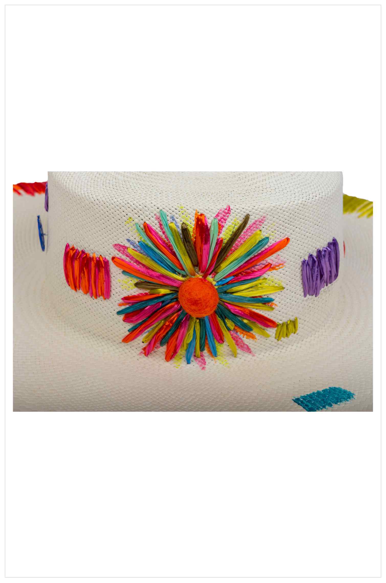 PATCHES PANAMA HAT