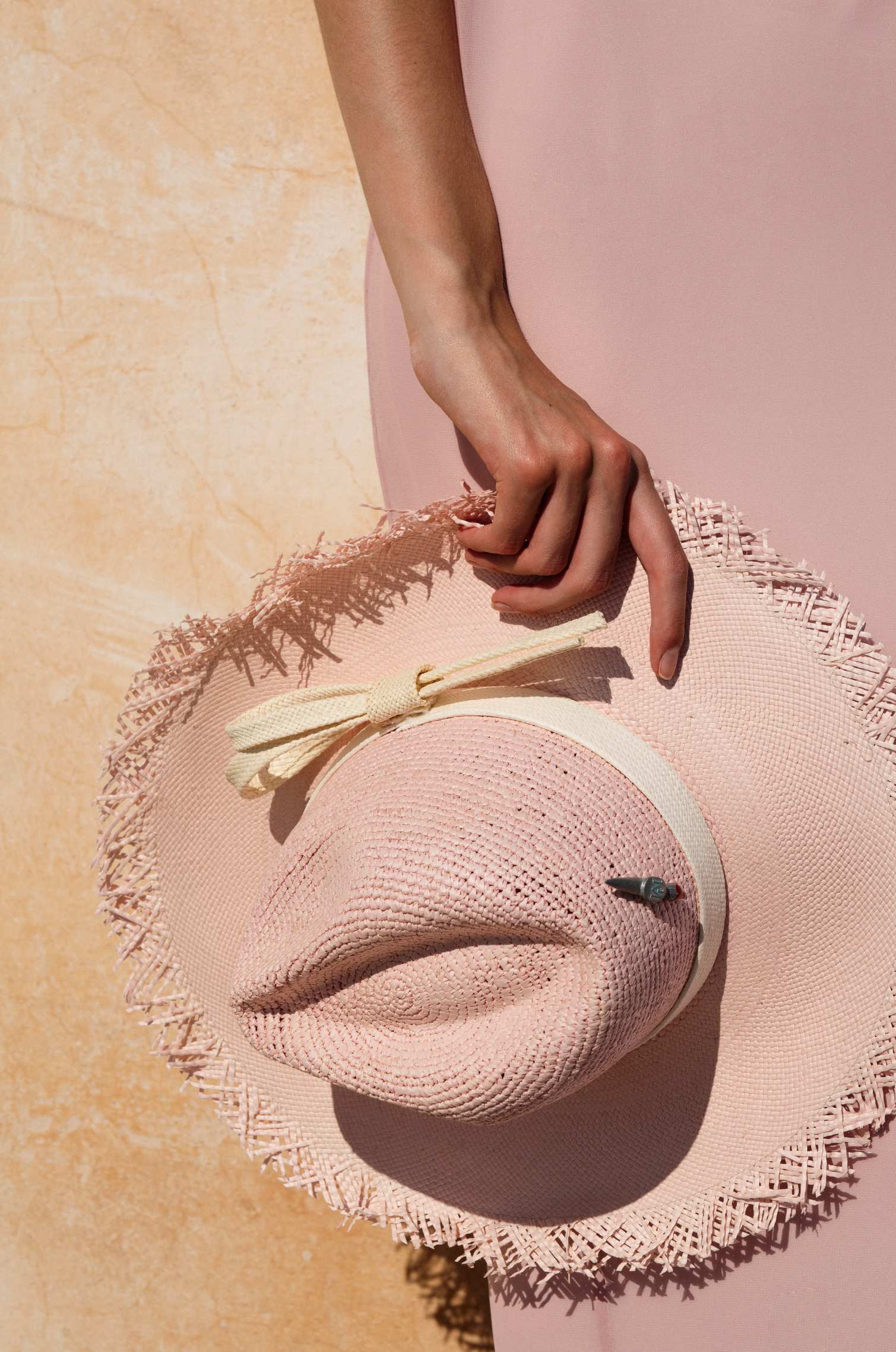 PINK ELEGANCE PANAMA HAT