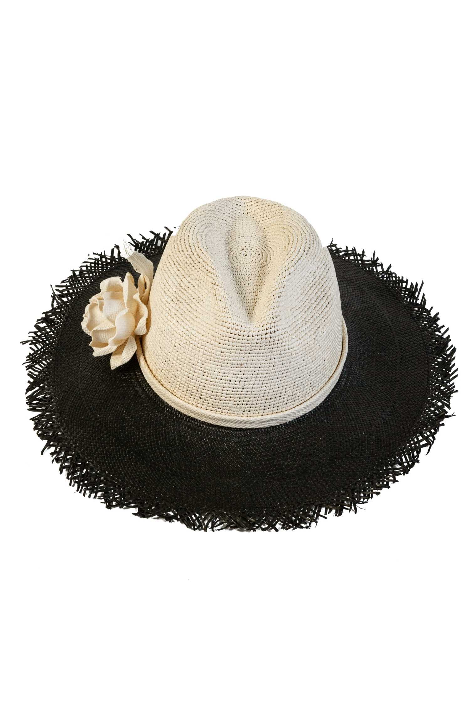 WHITE ROSE PANAMA HAT