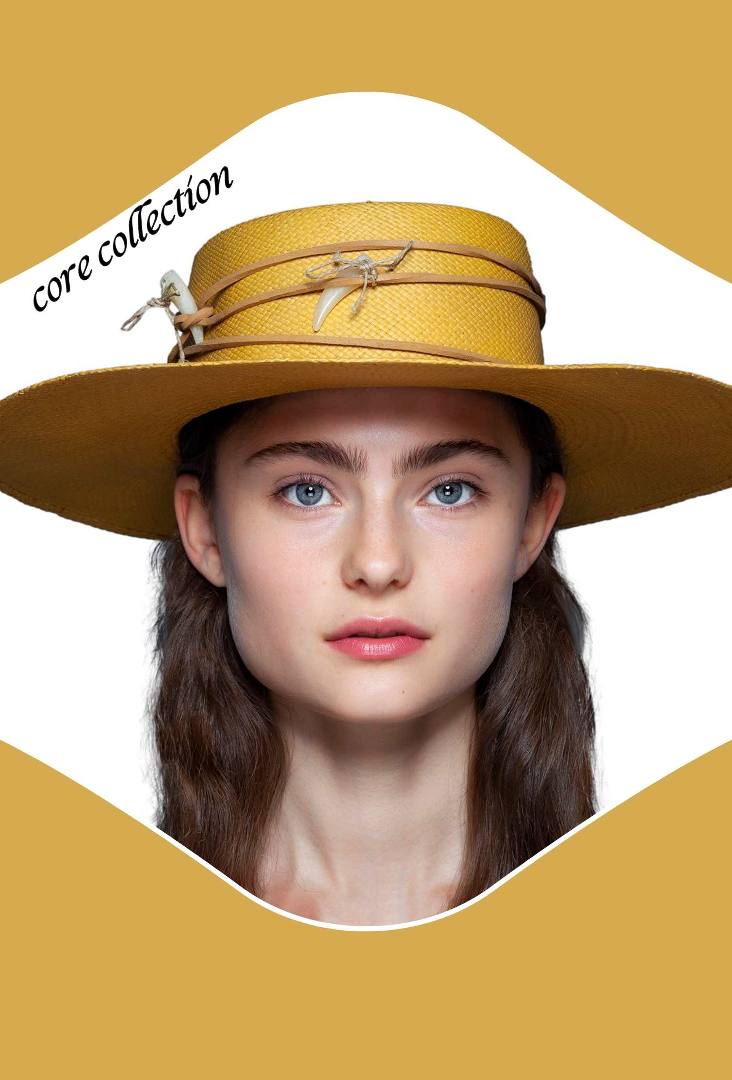 GOLD PANAMA HAT