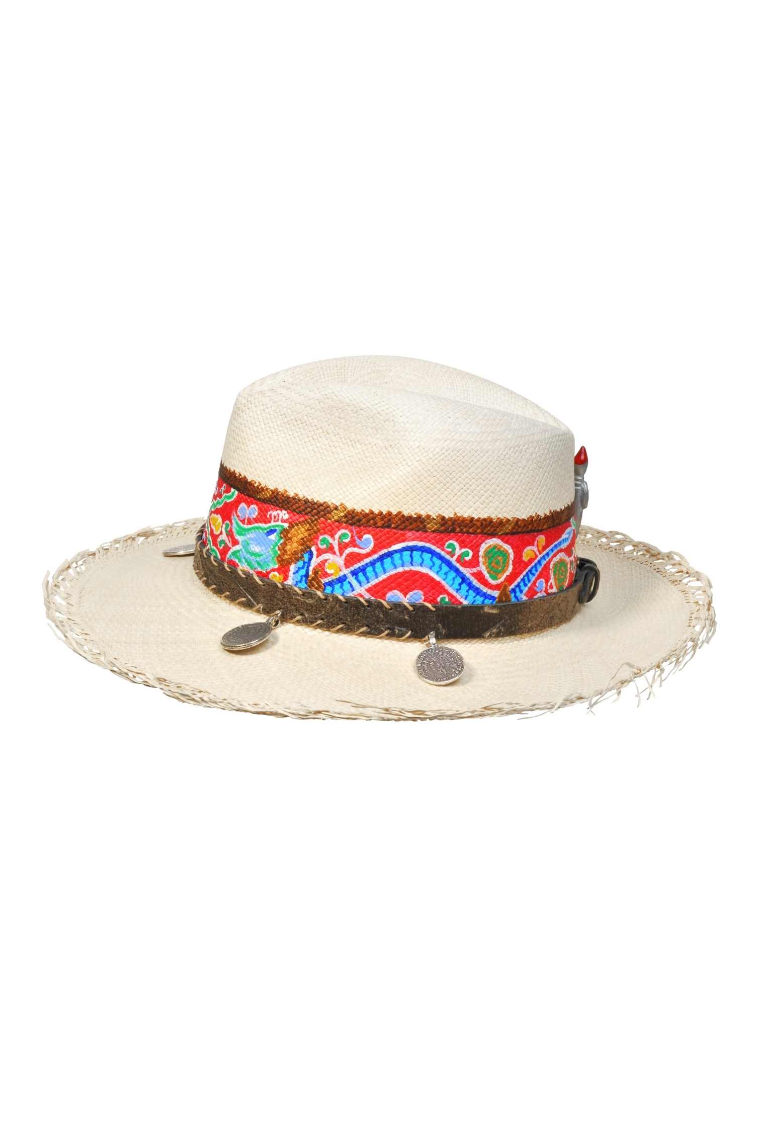 HIPPIE DRAGON PANAMA HAT