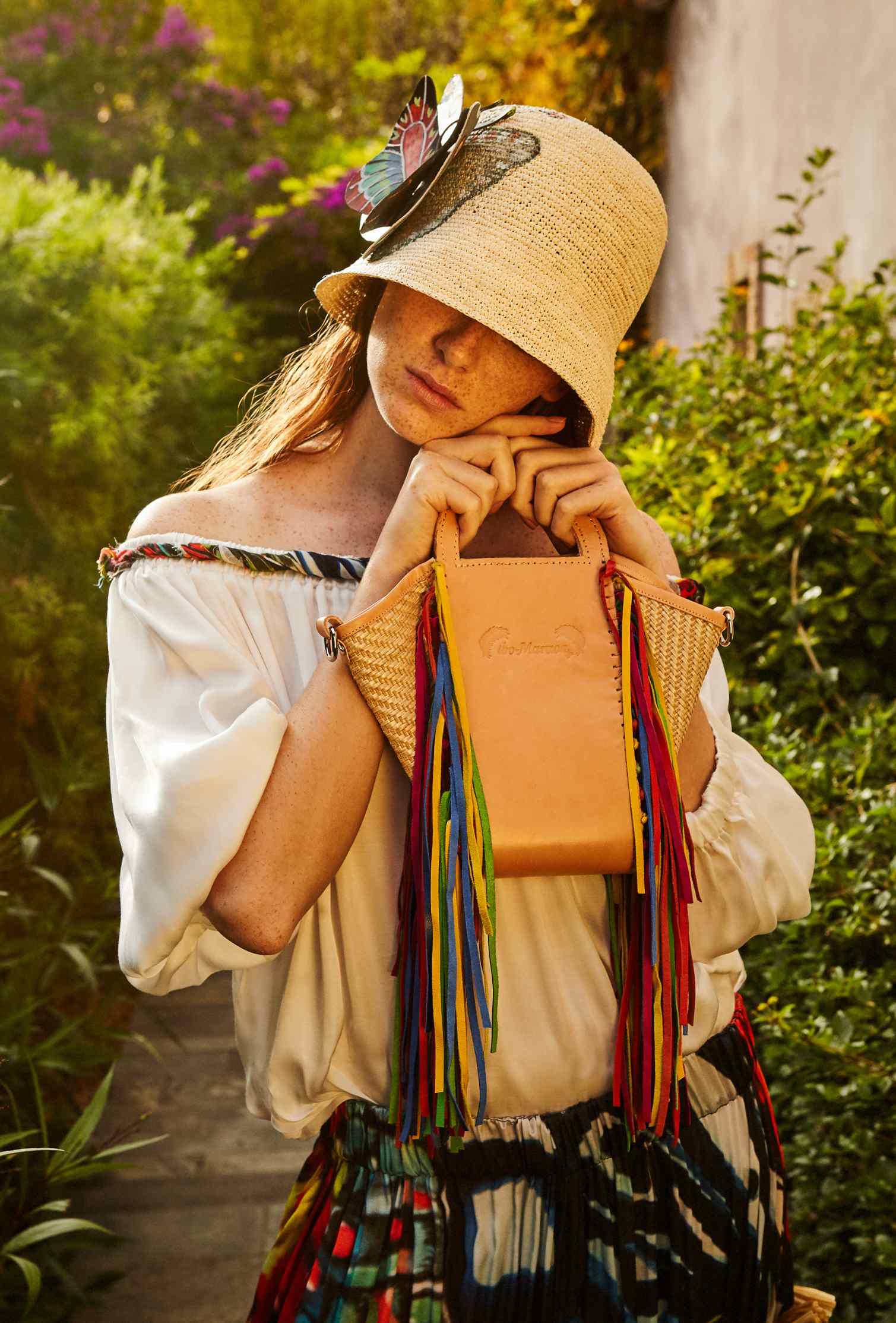 Boho fringes bag