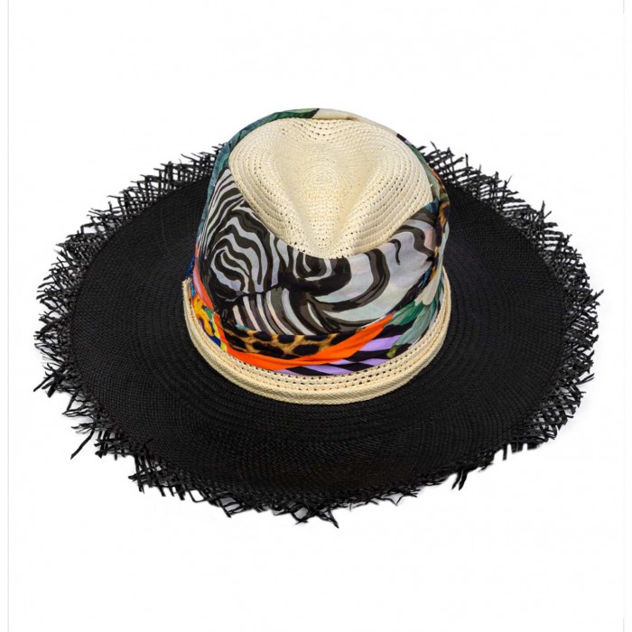 ZEBRA PANAMA HAT